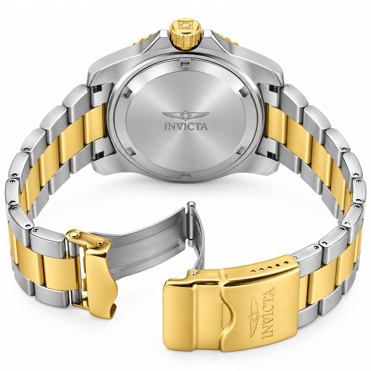 Invicta Pro Diver Men's Watch - 42mm, Steel, Gold (33268)