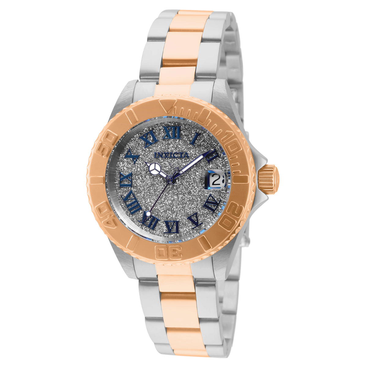 Invicta Angel Swiss Ronda 505 Caliber Women's Watch - 34mm, Steel, Rose Gold (ZG-33362)