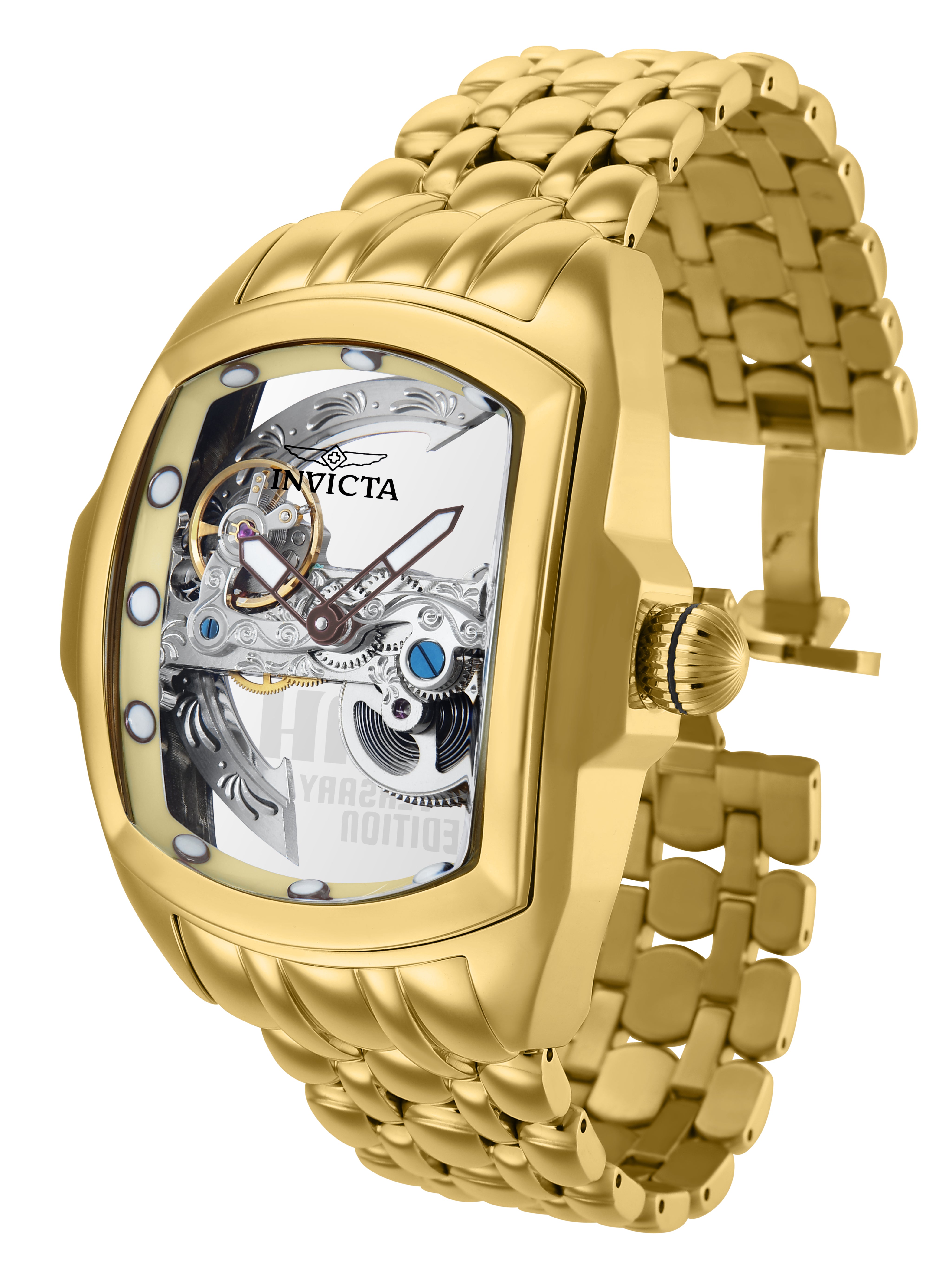 Invicta Lupah Automatic Skeleton Men's Watch - 50mm, Gold (36421)