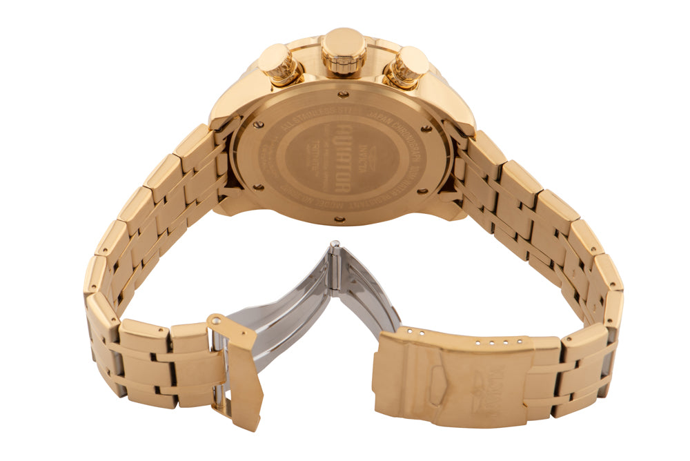 Invicta Aviator Men's Watch - 48mm, Gold (36602)
