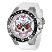 Invicta Aviator Dia De Los Muertos Men's Watch w/ Mother of Pearl Dial - 50mm. White (36853)