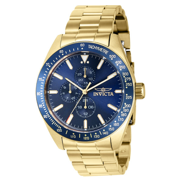 Invicta Aviator Storm Men\'s Watch - Analog Display Japanese Quartz 45mm, Gold Invicta Aviator Storm Men main image 2