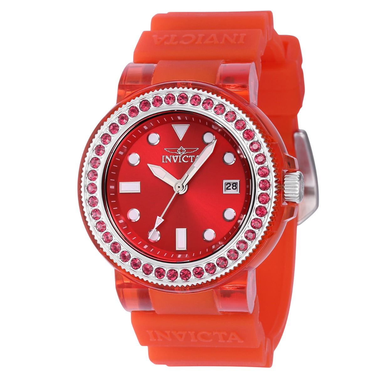Open Box Invicta Pro Diver Unisex Watch - 40mm, Red (AIC-39500)