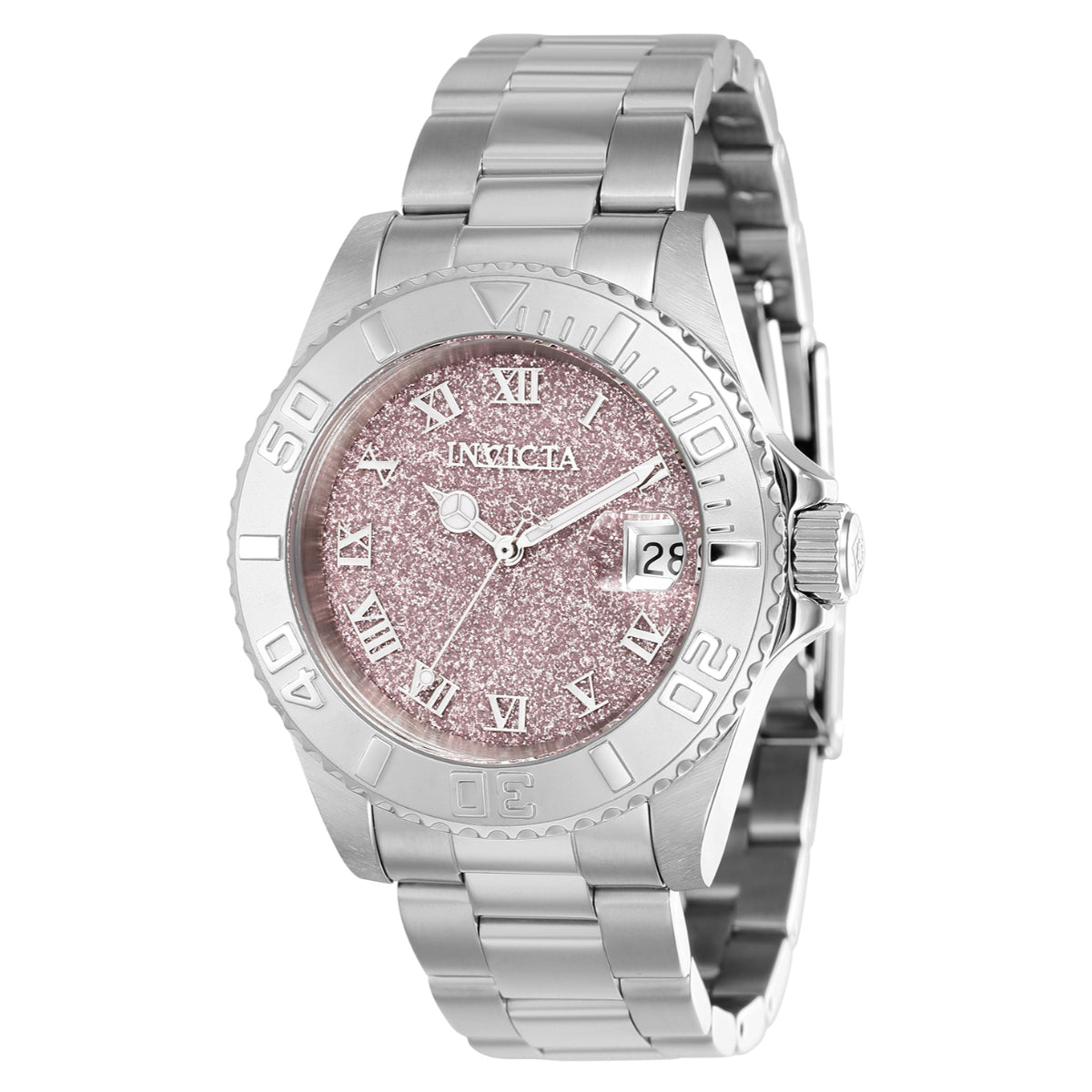 Invicta Angel Swiss Made Sapphire Crystal 33mm Pink MOP Watch with New Battery Invicta Women main image 4