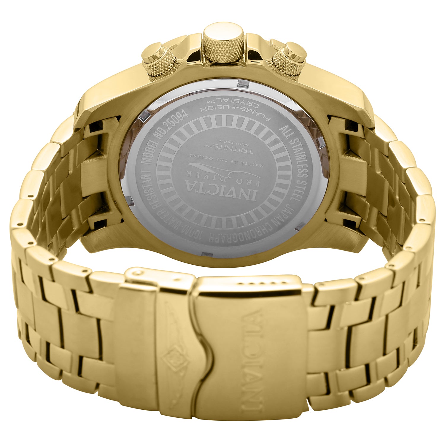 Invicta Pro Diver SCUBA Men's Watch w/ Abalone Dial - 51mm, Gold (25094)