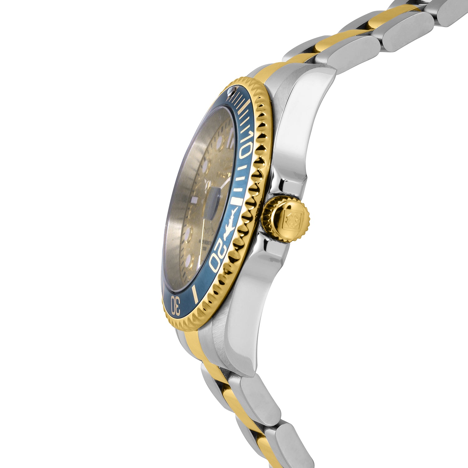 Invicta Pro Diver Currentwave Men's Watch - 43mm. Steel, Gold (30022)