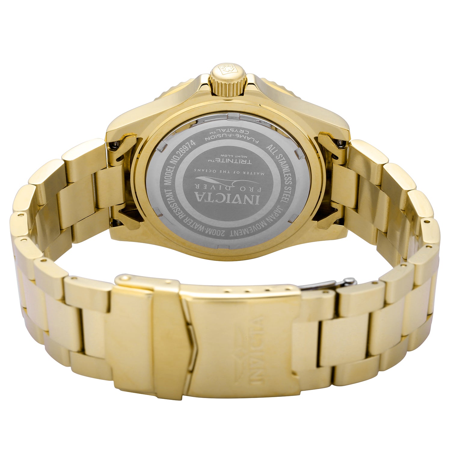 Invicta Pro Diver Coastpath Men's Watch - 40mm. Gold (26974)
