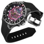 Invicta Aviator Dia De Los Muertos Men's Watch w/ Mother of Pearl Dial - 50mm. Black (36854)