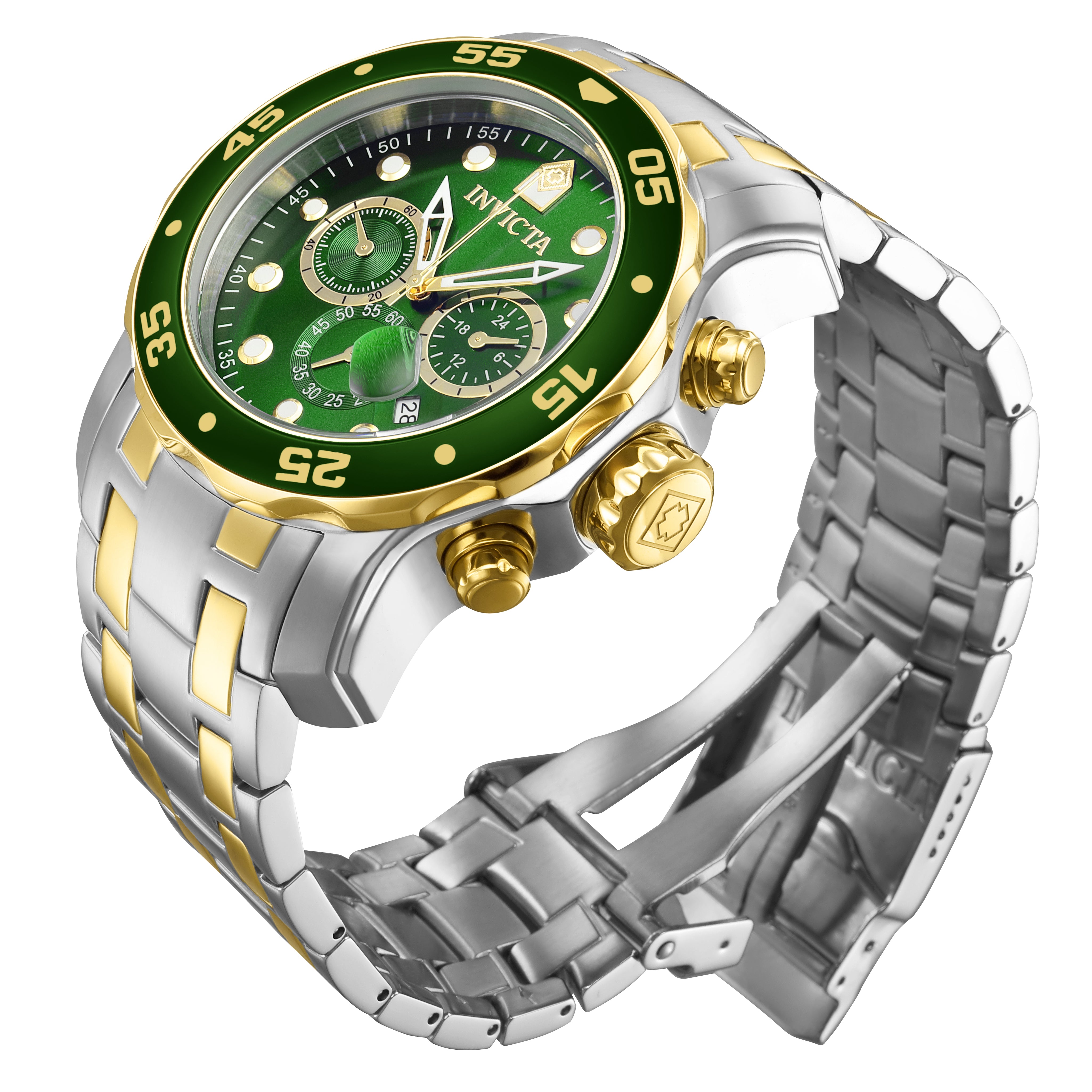 Invicta Pro Diver SCUBA Men's Watch - 48mm. Steel. Gold (40191)