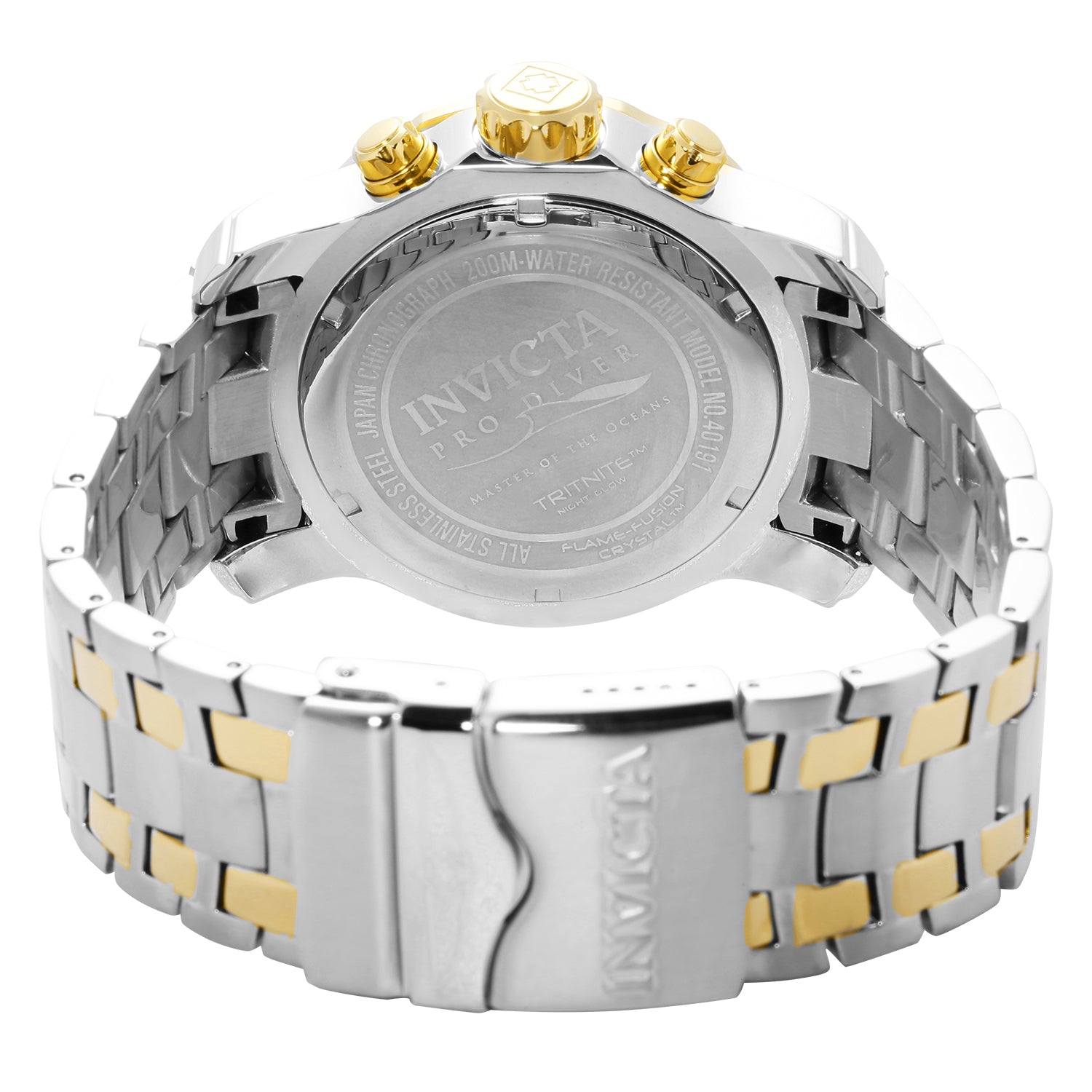 Invicta Pro Diver SCUBA Men's Watch - 48mm. Steel. Gold (40191)