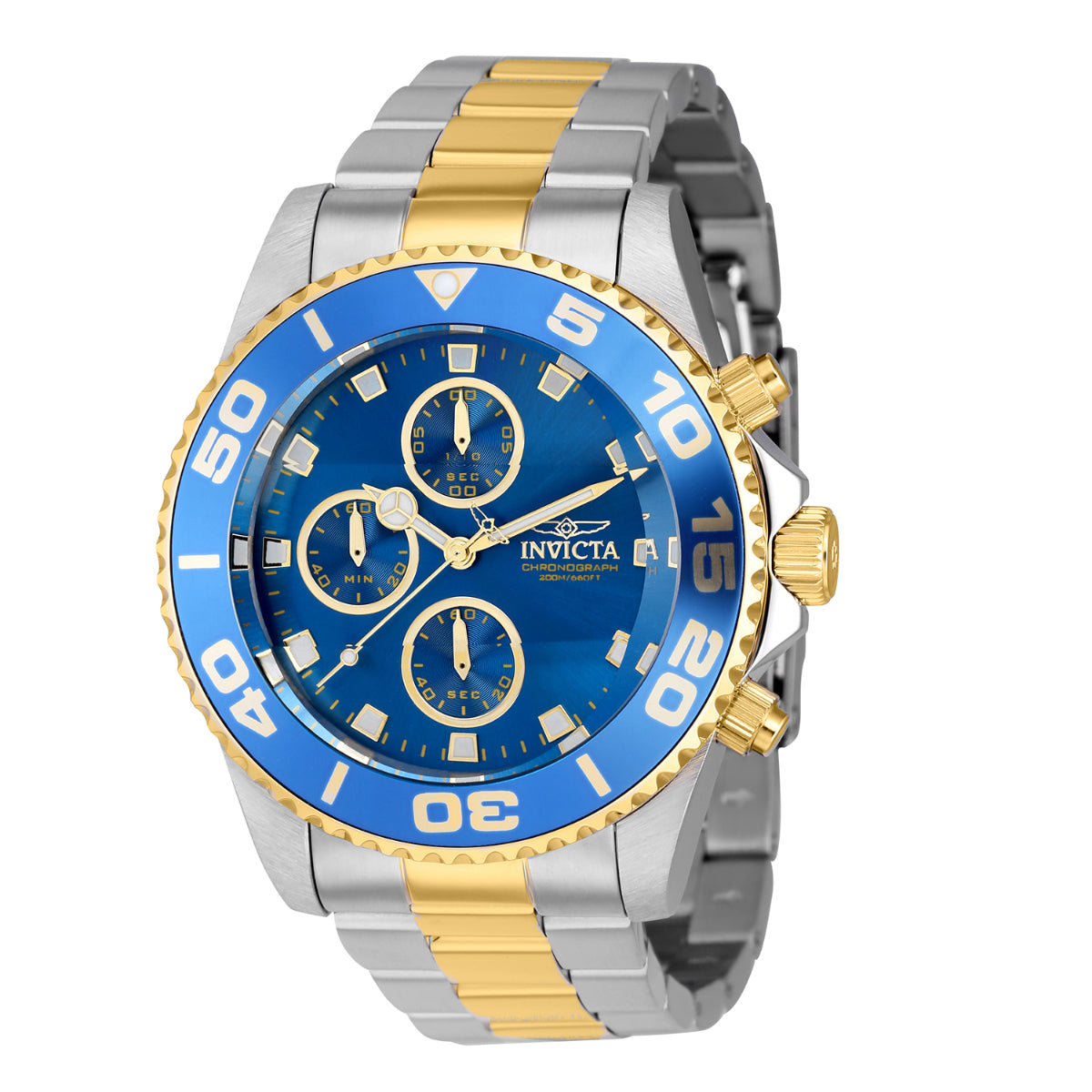 Invicta Pro Diver Men's Watch - 43mm, Steel, Gold (ZG-43408)