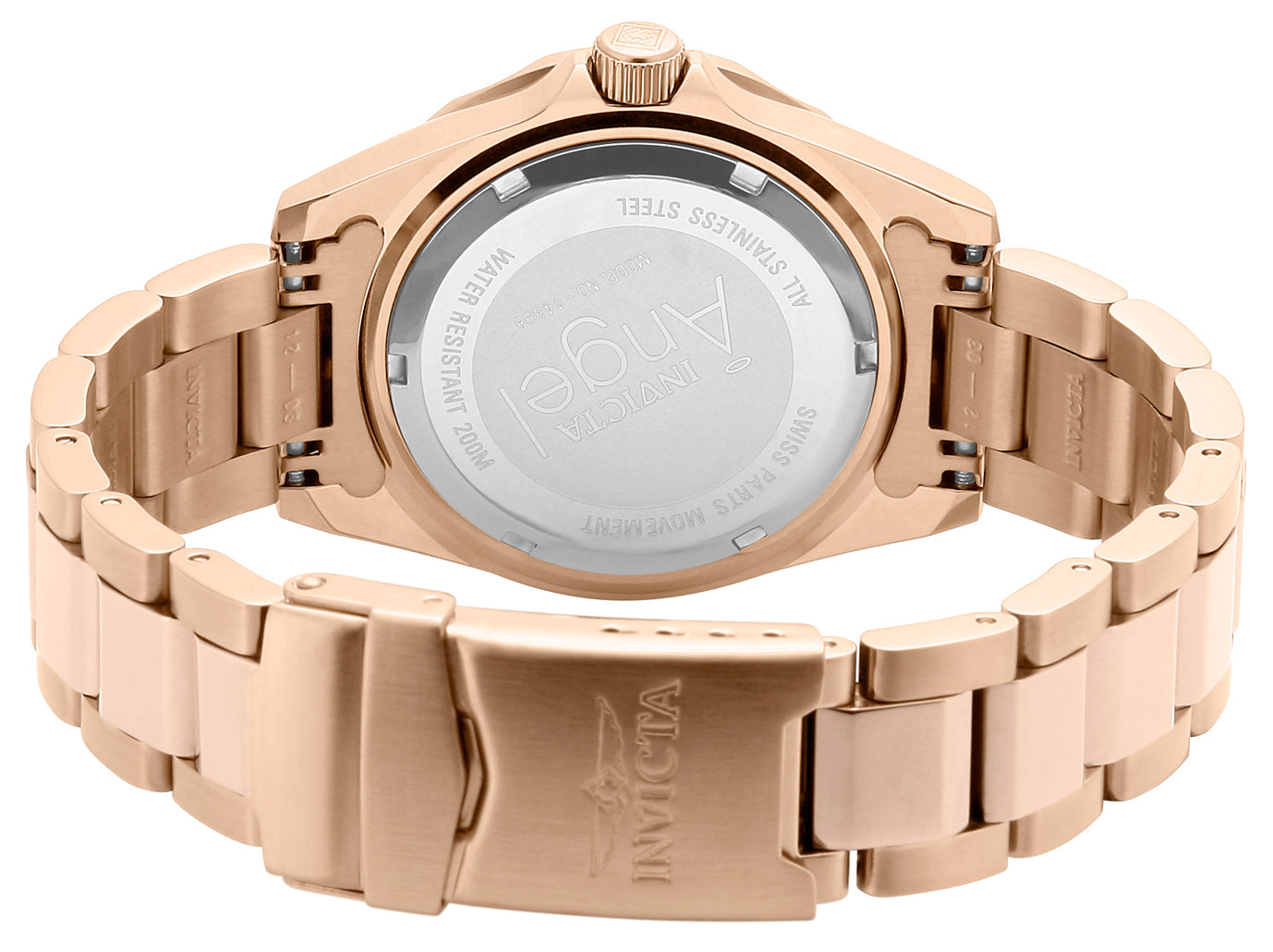 Invicta Angel Women's Watch - 38mm, Rose Gold (14398)