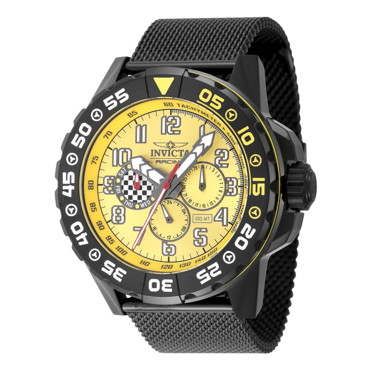 Invicta Racing Unisex Watch - 48mm, Black (47215)