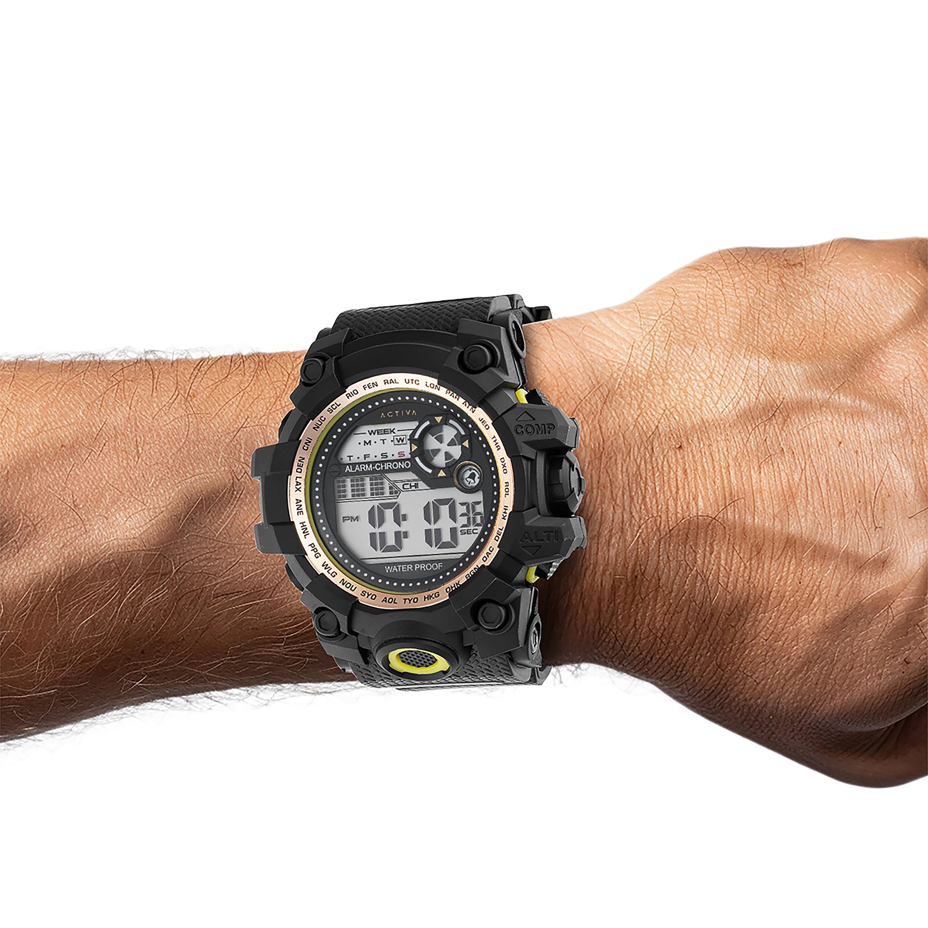 Activa X Invicta Men's DigitalWatch - 52mm. Black (ACW430-006)