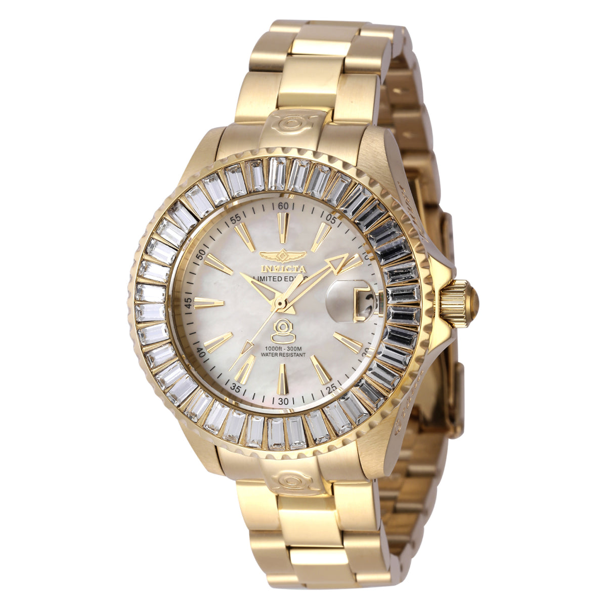 Invicta Gold and Mother-of-Pearl Women\'s Watch Invicta Pro Diver Women main image 3