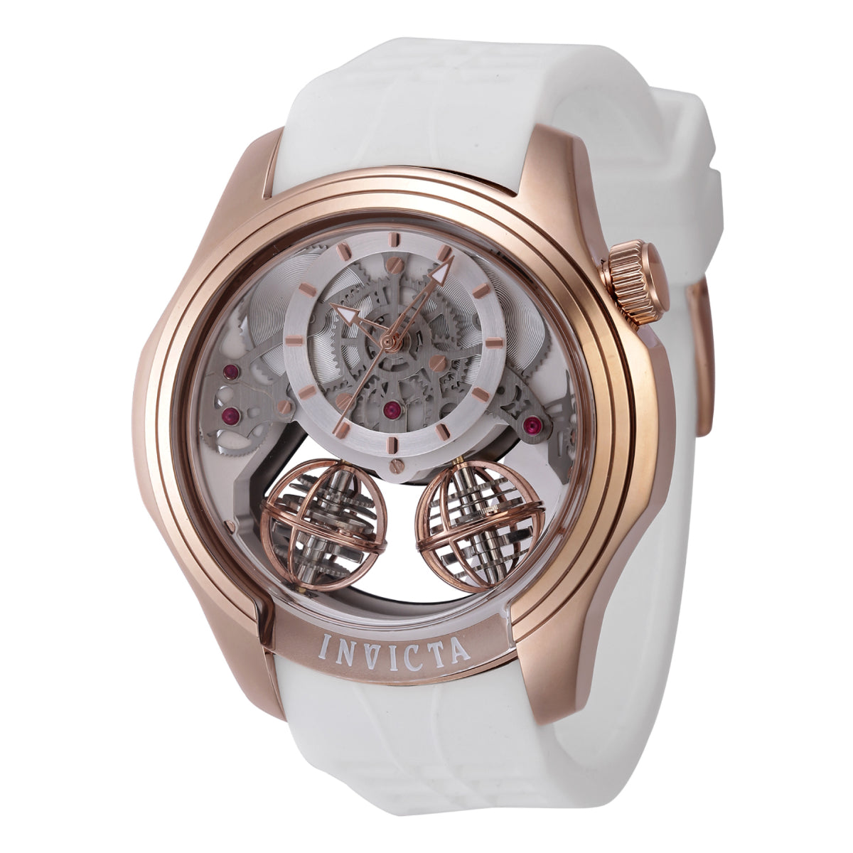 Invicta Specialty Twin-Axis Men's Watch w/ Skeleton Dial - 46mm. White ...