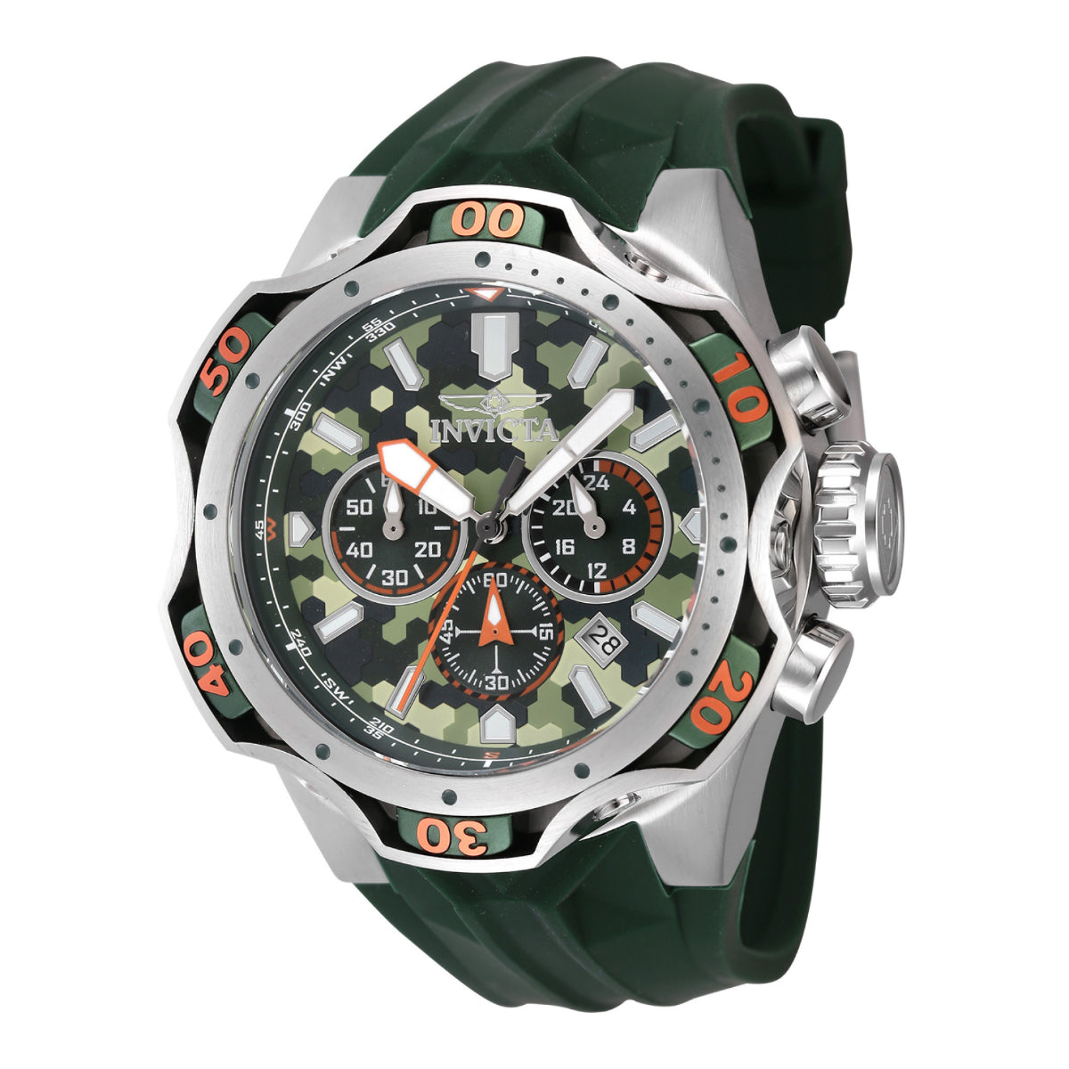 Invicta Venom Combat Men's Watch - 52.5mm. Green (47759)