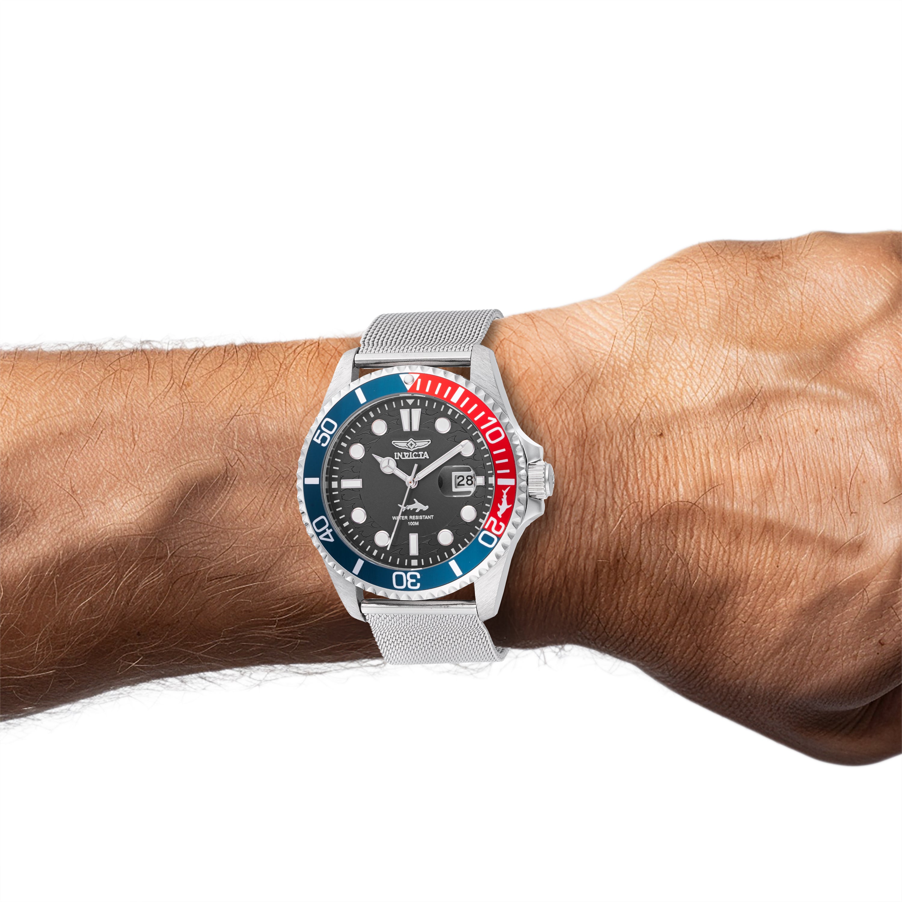 Invicta Pro Diver Curve Men's Watch - 43mm. Steel (47176)