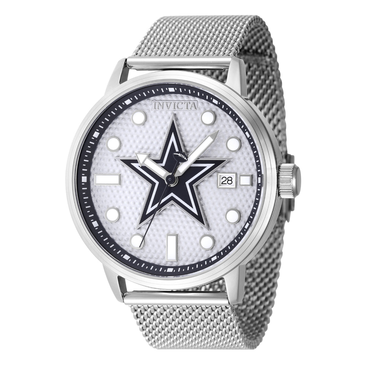 Open Box Invicta NFL Dallas Cowboys Men's Watch - 44mm, Steel (AIC-47968)