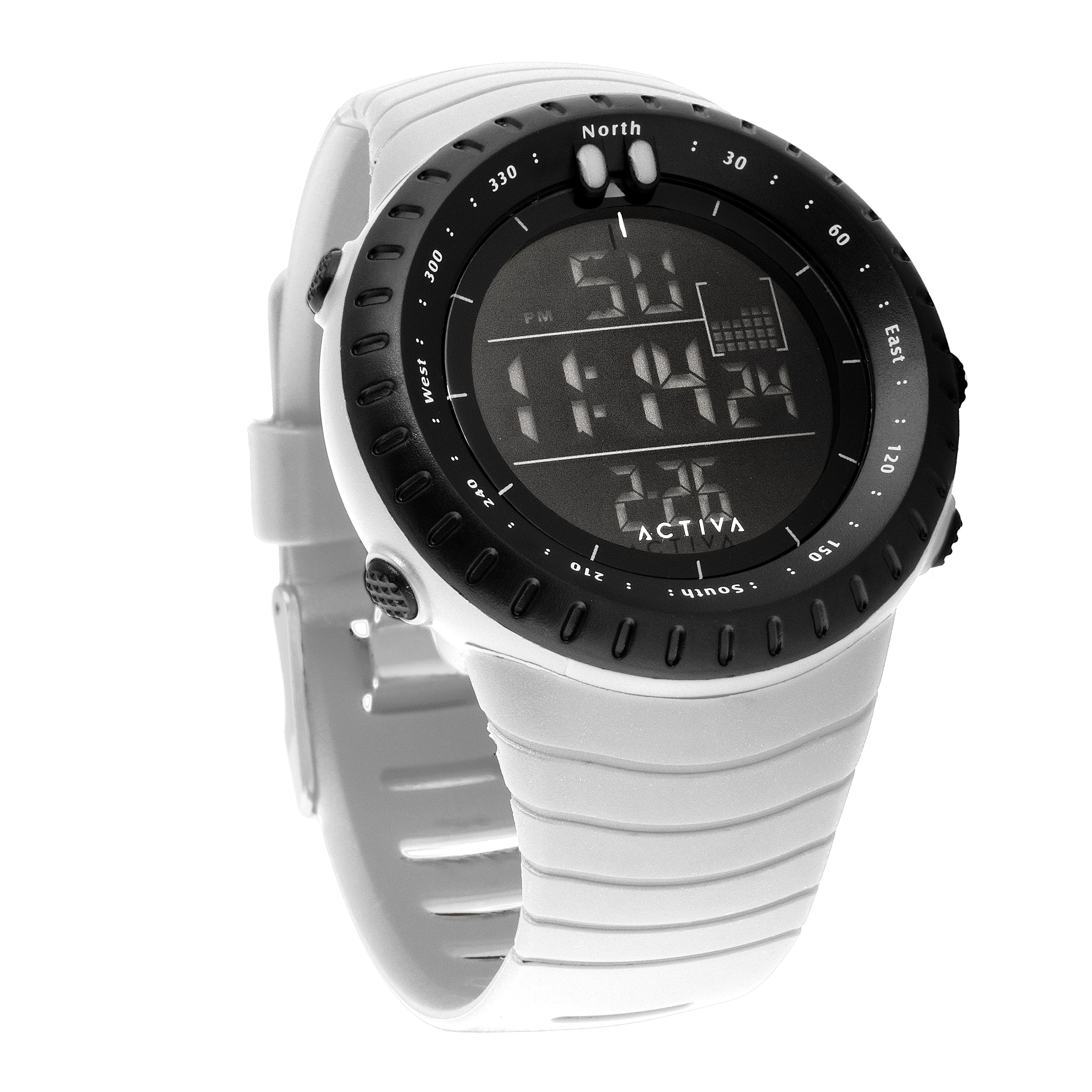 Activa Odyssey X Invicta Men's Digital Watch - 53mm. White (ACW1237-004)