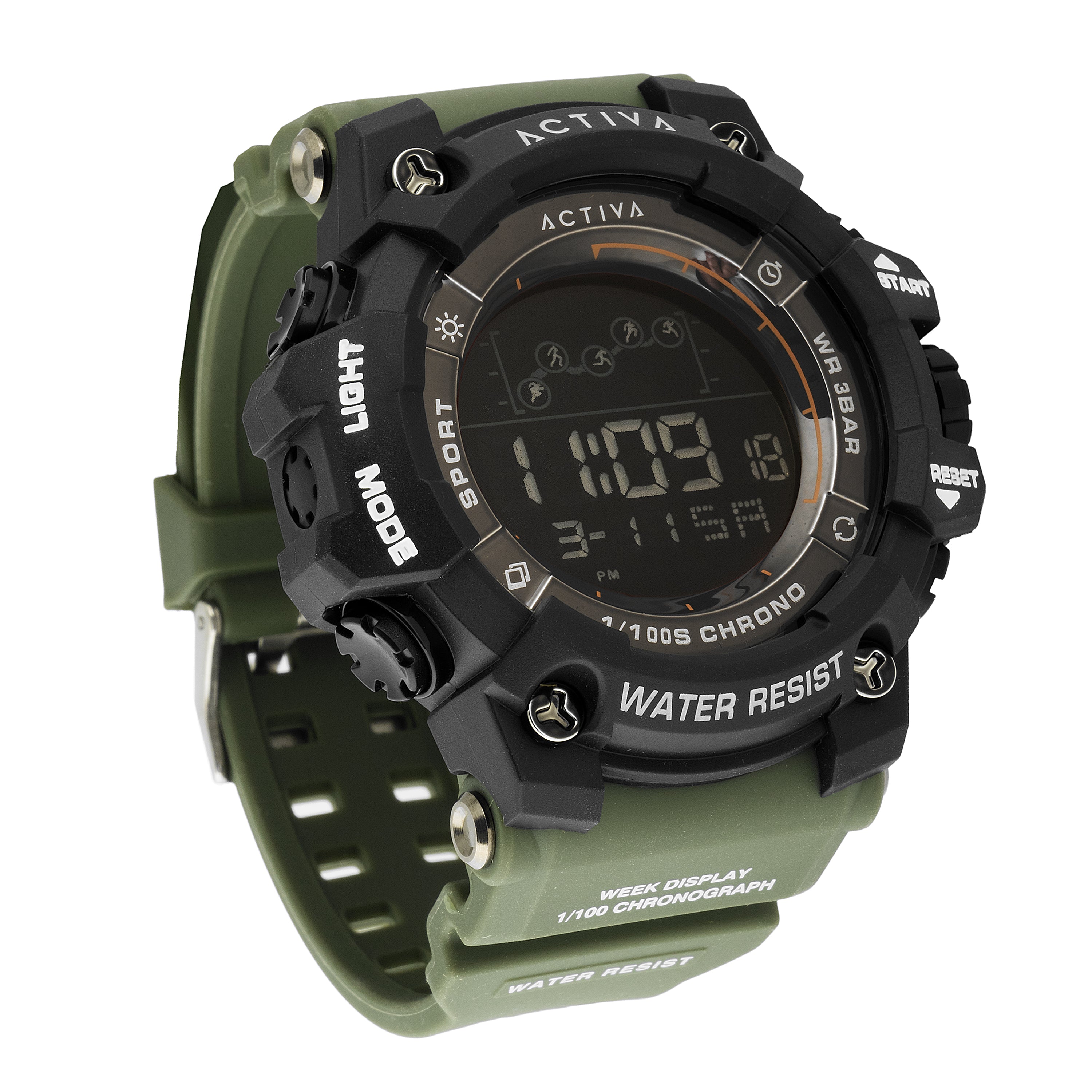 Activa Summit X Invicta Men's Digital Watch - 50mm. Black (ACW8082-006)