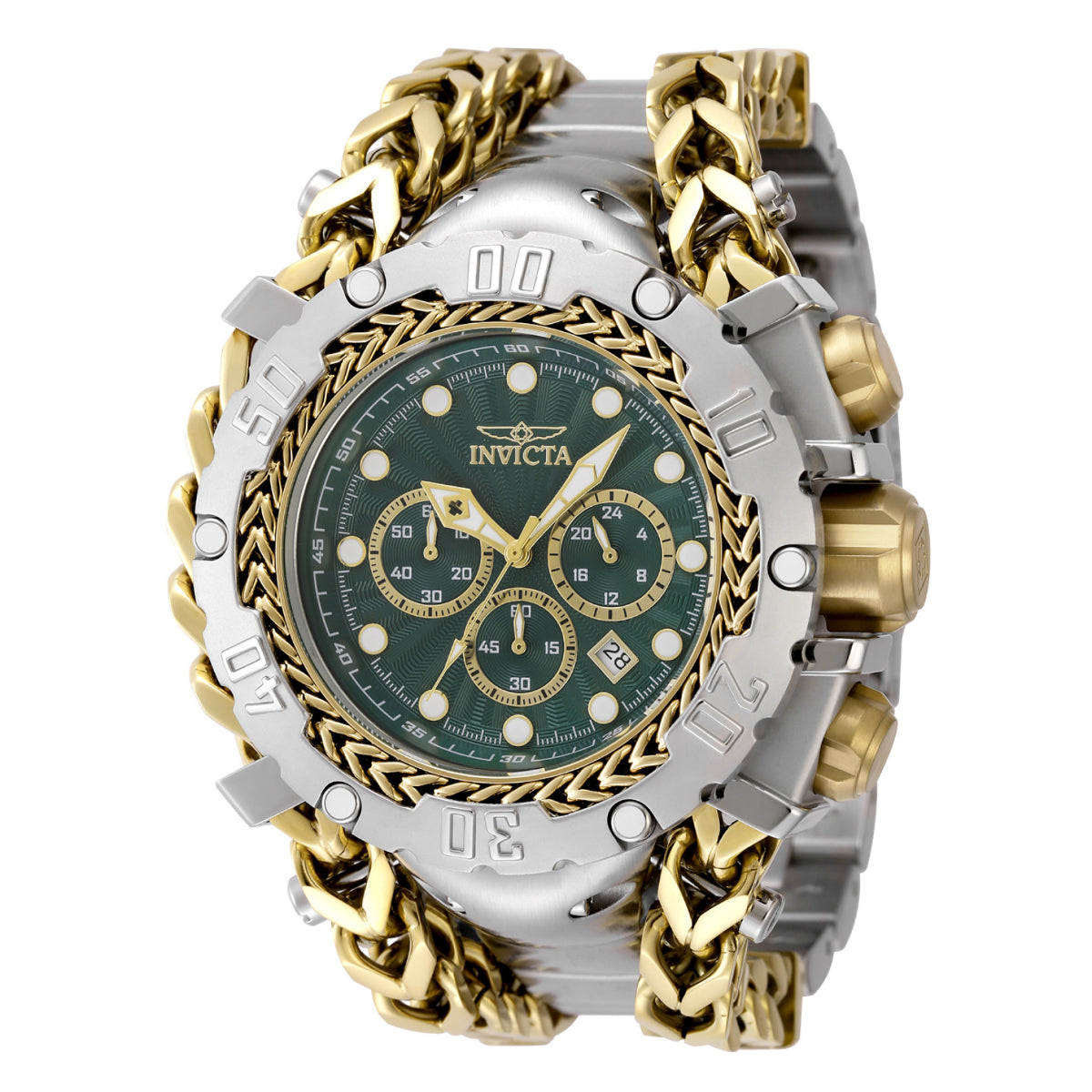 Invicta Gladiator Men's Watch - 58.3mm, Gold, Steel (48191)