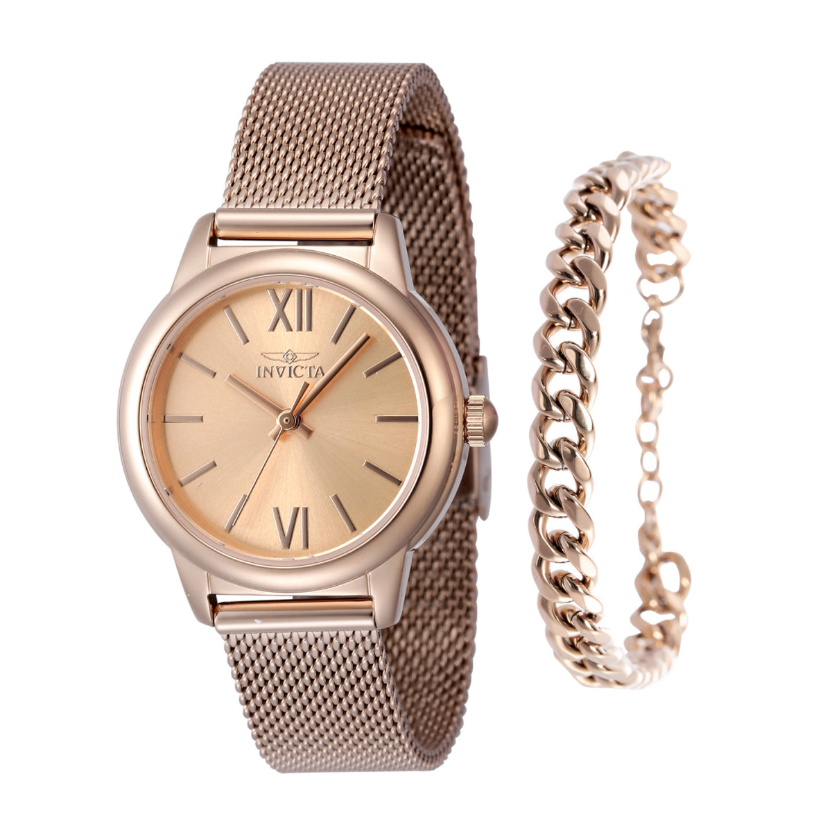 Invicta Angel Women\'s Watch - 30mm, Rose Gold With Bracelet Set Invicta Angel Women main image 2
