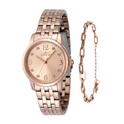 Invicta Angel Women's Watch - 32mm, Rose Gold With Bracelet Set (48257)