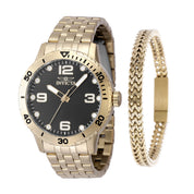 Invicta Specialty Lumnis Men's Watch - 42mm, Gold With Bracelet Set (48263)