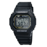 Activa Retro X Invicta Men's Digital Watch - 44.5mm. Black (ACW424-002)