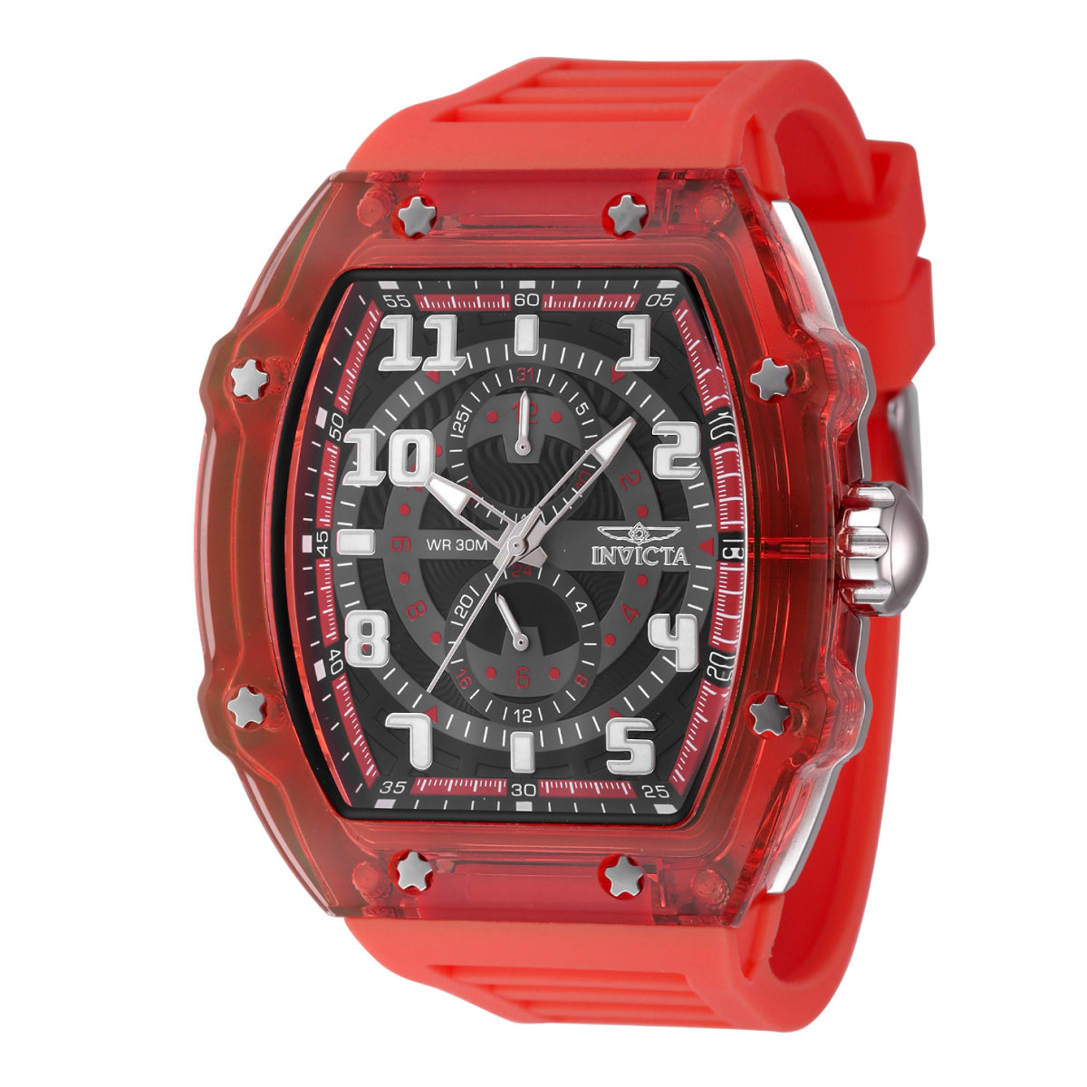 Invicta Racing Valxor Unisex Watch 40mm Red Silicone Strap Quartz 69768 New Invicta Racing Men main image 4