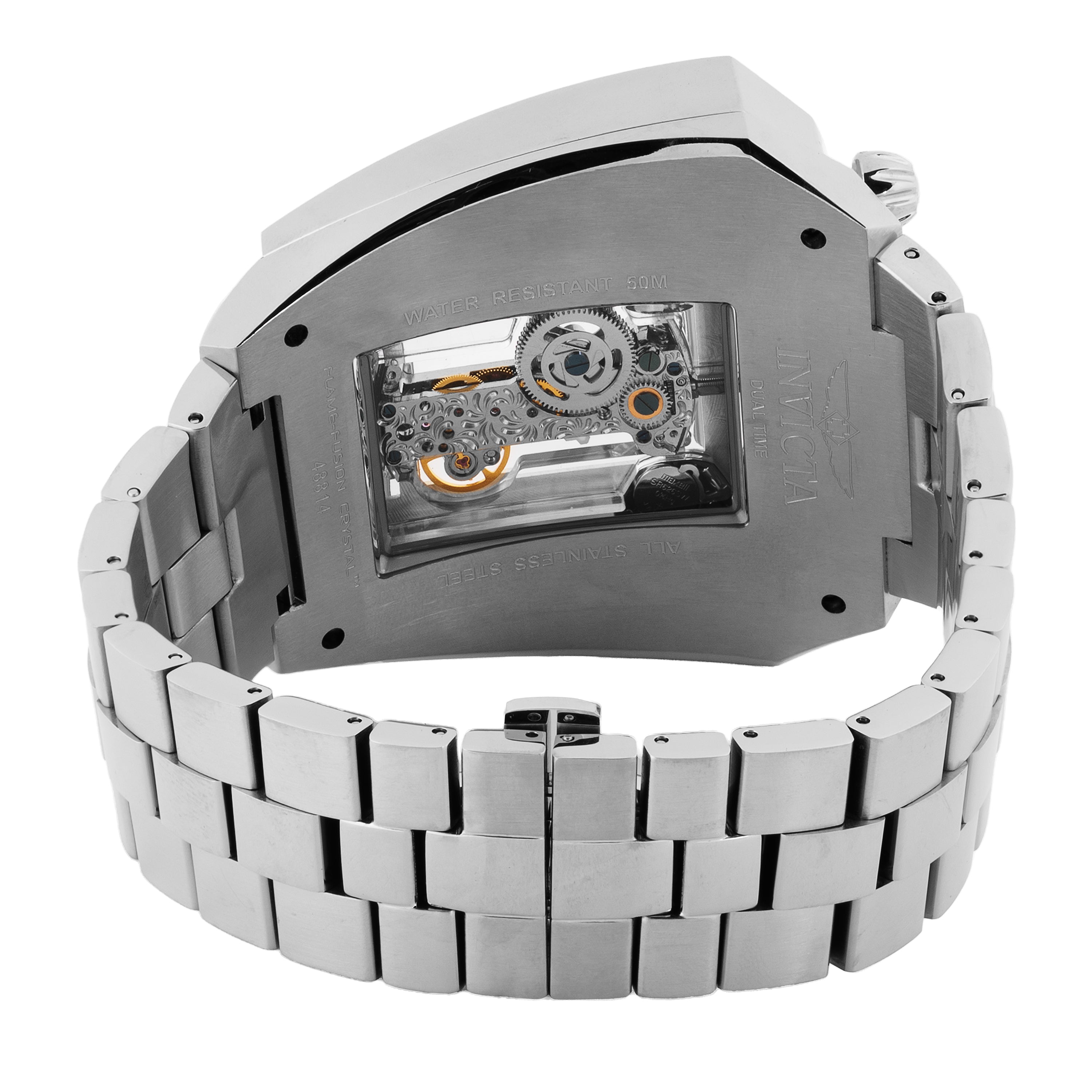 Invicta Speedway Automatic Men's Watch w/ Skeleton Dial - 58mm, Steel (48813)