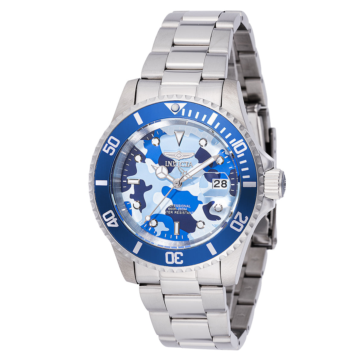 Open Box Invicta Pro Diver Camo Series Men's Watch - 40mm, Steel (AIC-48570)