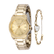 Invicta Speedway Coeurlyn Women's Watch - 34mm. Gold With Bracelet Set (48579)