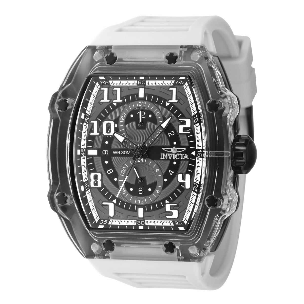 Open Box Invicta Invicta Racing Men's Watch - 49mm, White (AIC-48719)