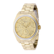 Open Box Invicta Elite Diamond Unisex Watch w/ Mother of Pearl Dial - 38mm, Gold (AIC-48783)