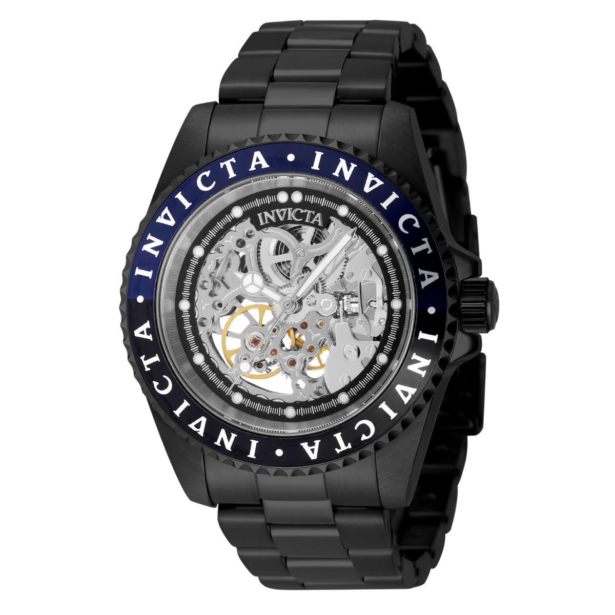 Invicta Pro Diver Automatic Men's Watch w/ Skeleton Dial - 43mm. Black (48793)