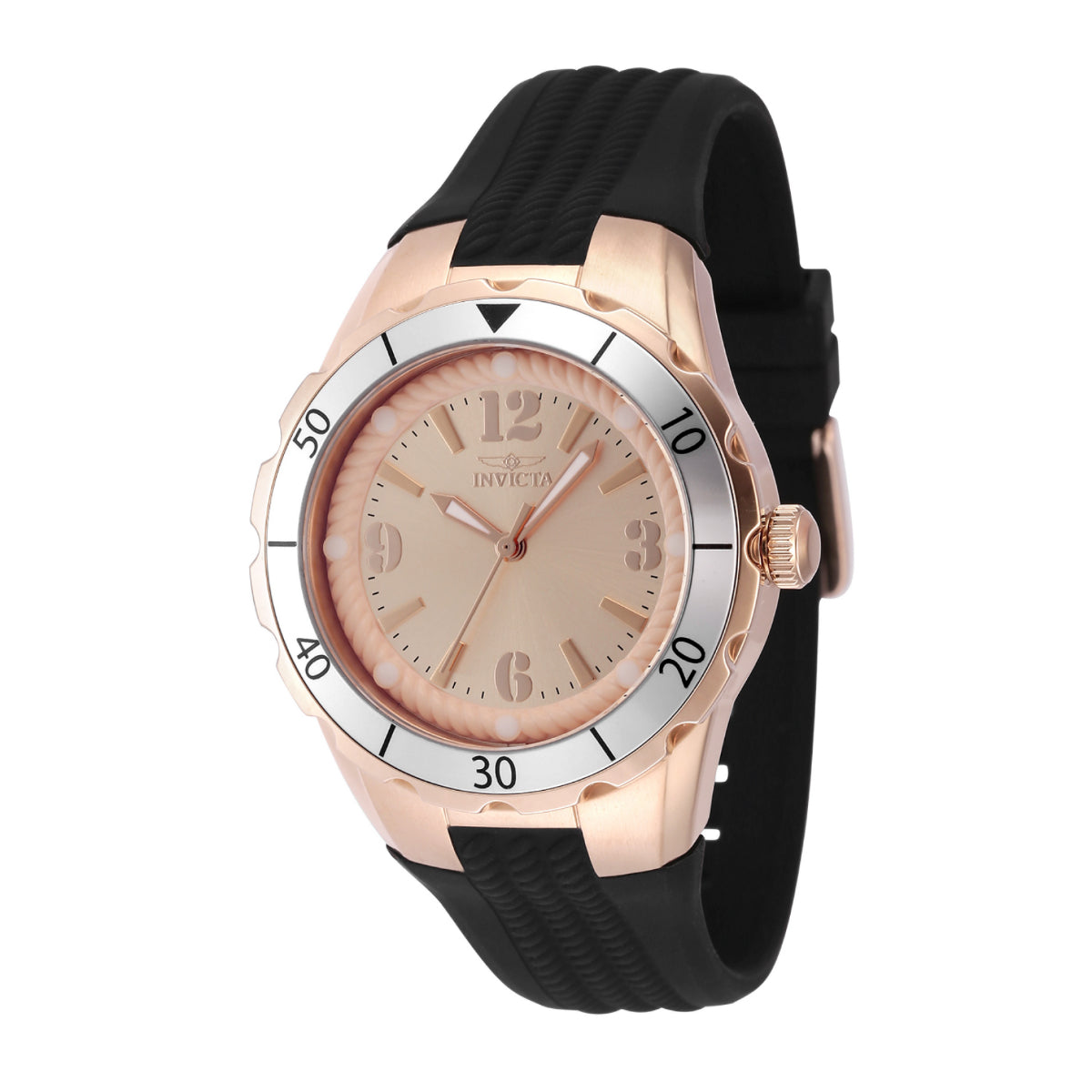 NWT Invicta Angel Unisex Watch - 38mm Silver Case/Turq Silicone Band (PF9292) Invicta Angel Halo Women main image 2