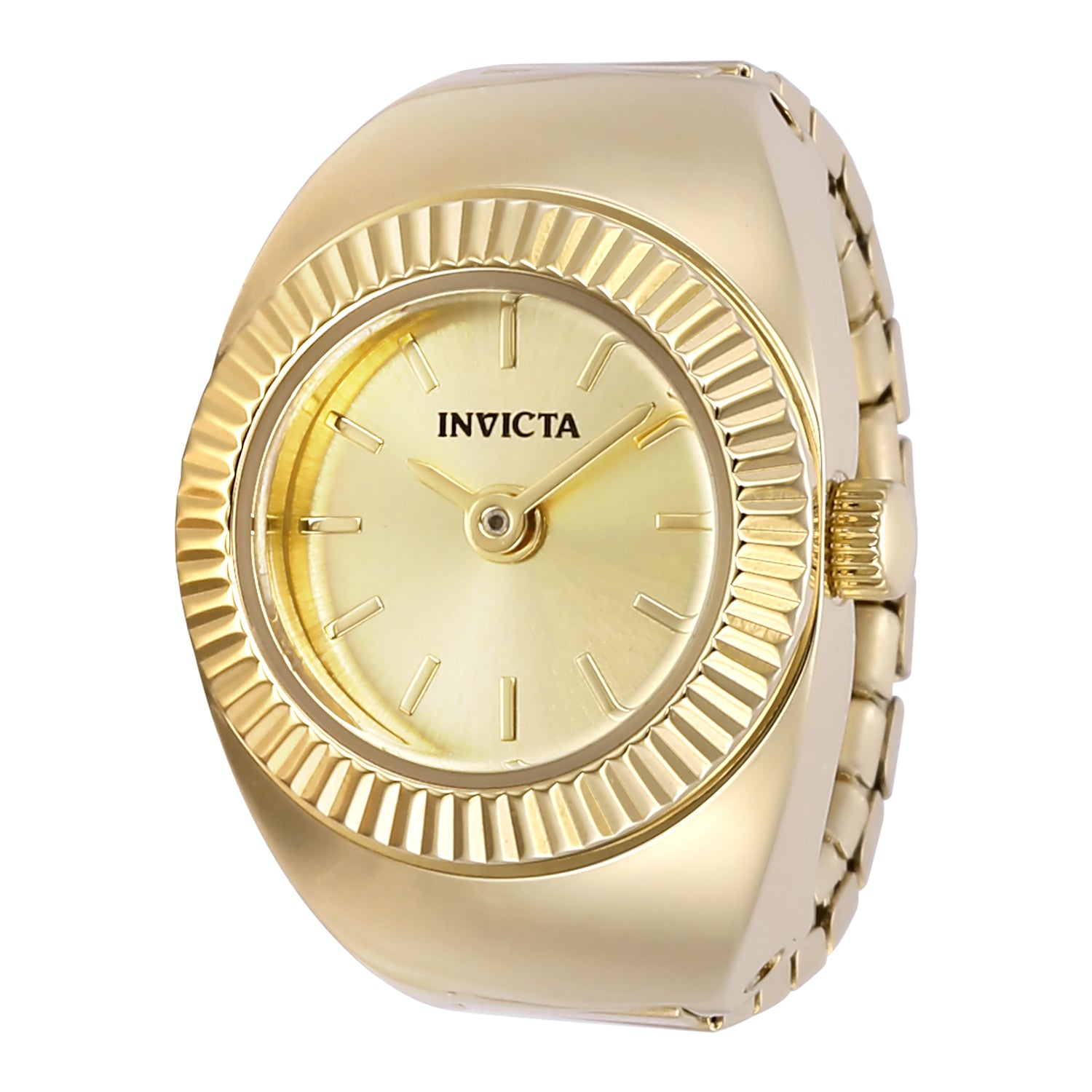 Invicta Mini Angel Velarise Women's Ring Watch - 16.5mm, Gold (48947)