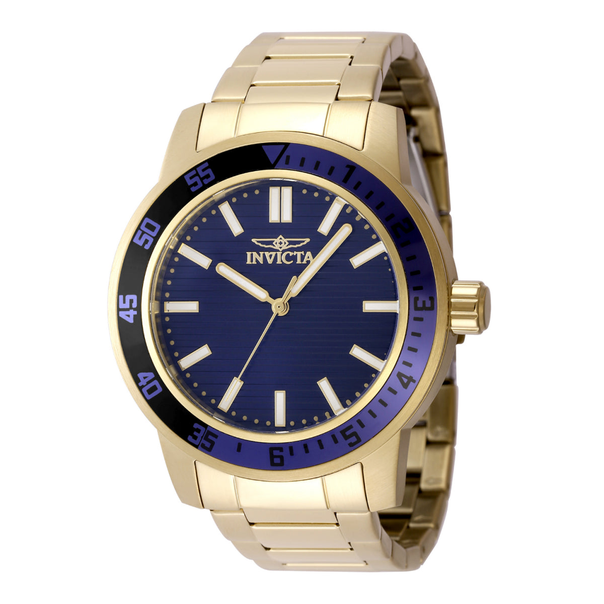 Beautiful gold Invicta men’s watch with blue face. Invicta Men main image 2