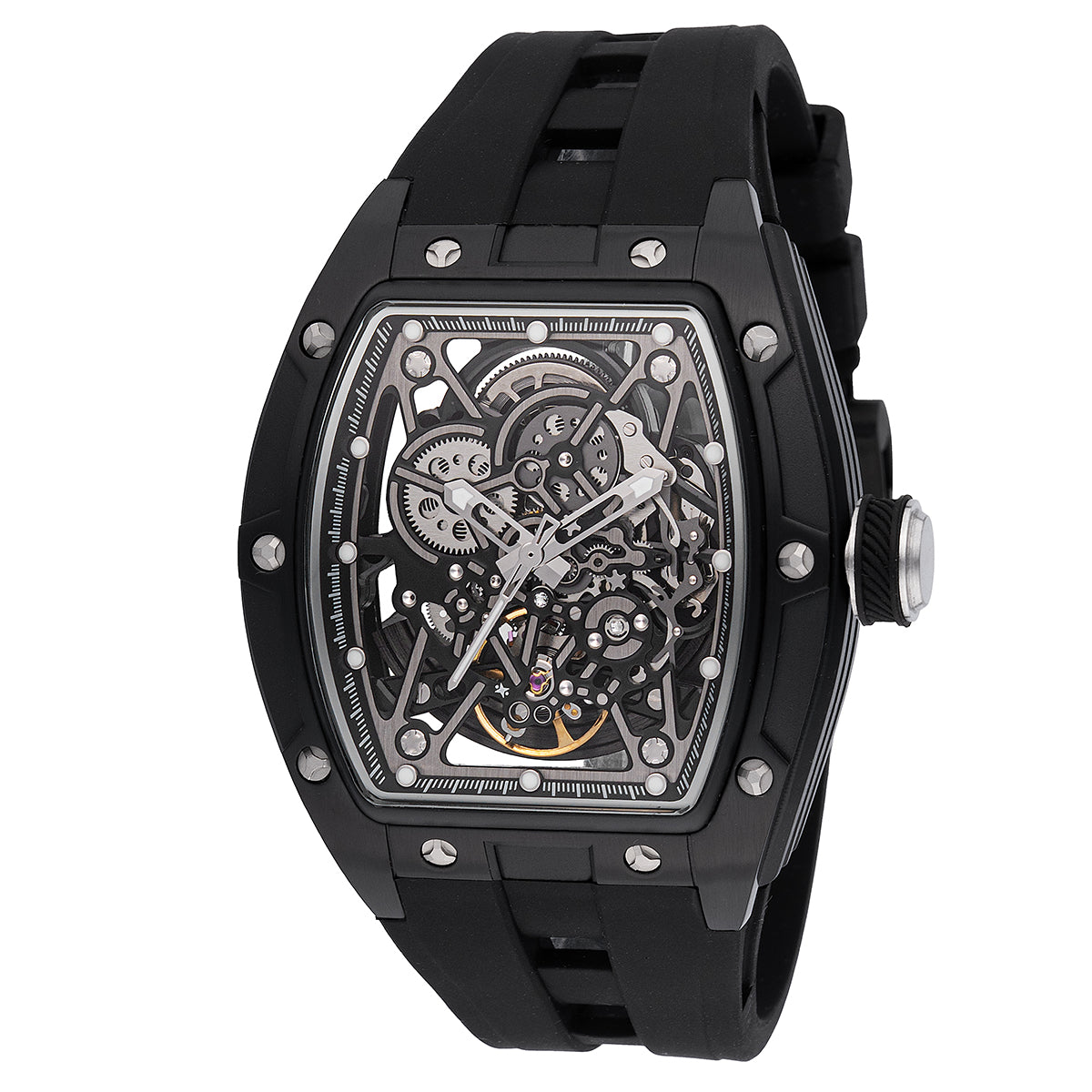 Invicta S1 Rally Manifold Automatic Men's Watch w/ Skeleton Dial - 44mm. Black (49018)