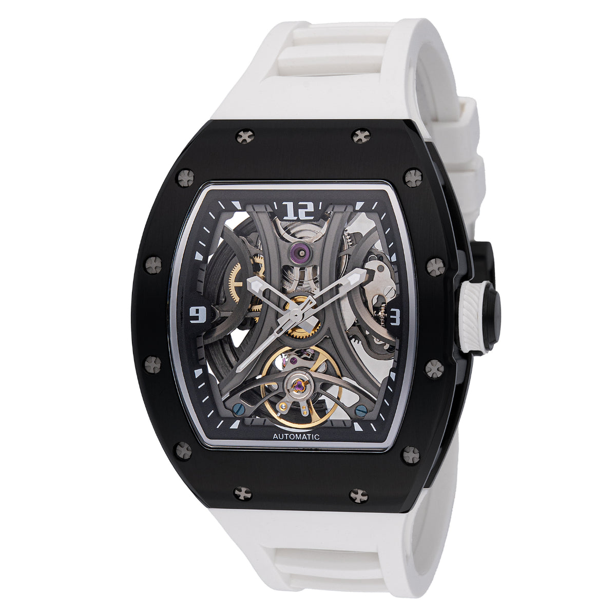 Invicta S1 Rally Primedrift Automatic Men's Watch w/ Skeleton Dial - 41mm. White (49021)
