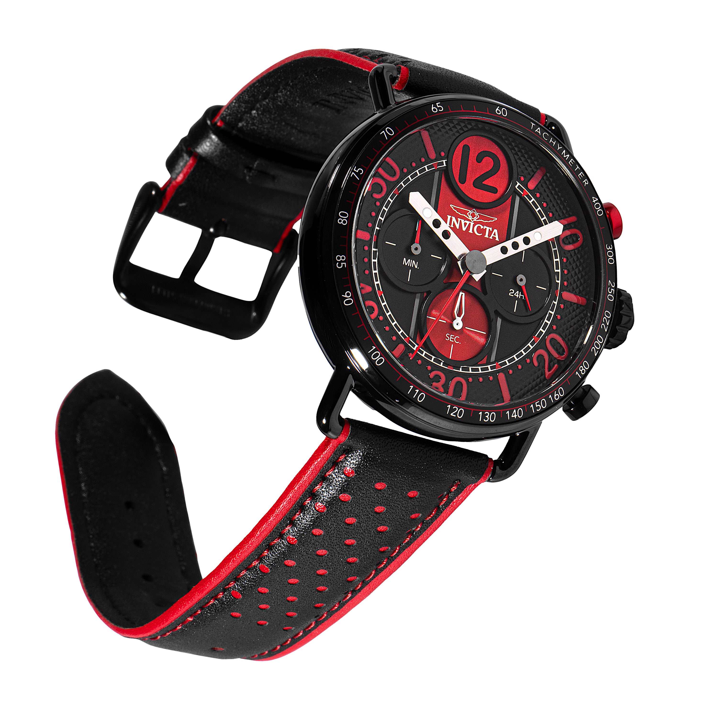 Invicta Racing Vector Men's Watch - 44mm. Red. Black (49366)