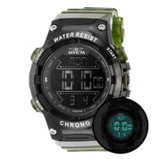 Invicta Racing Burnout Digital Men's Watch - 52mm. Transparent, Dark Green (49049)