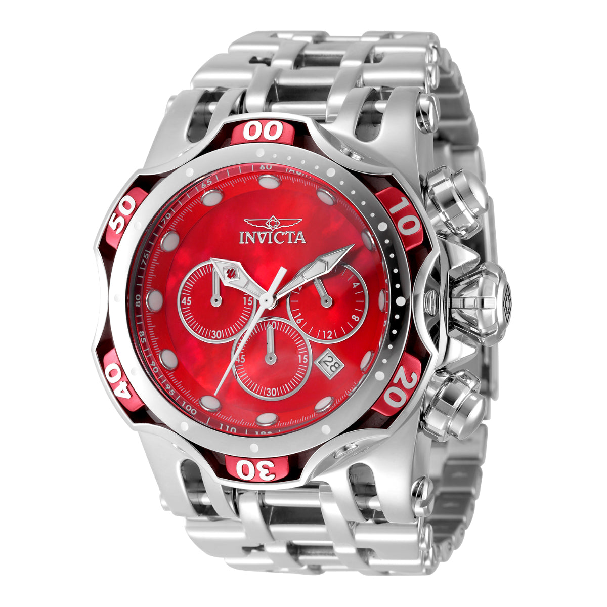 Open Box Invicta Fusion Men's Watch w/ Mother of Pearl Dial - 54mm, Steel (AIC-49167)