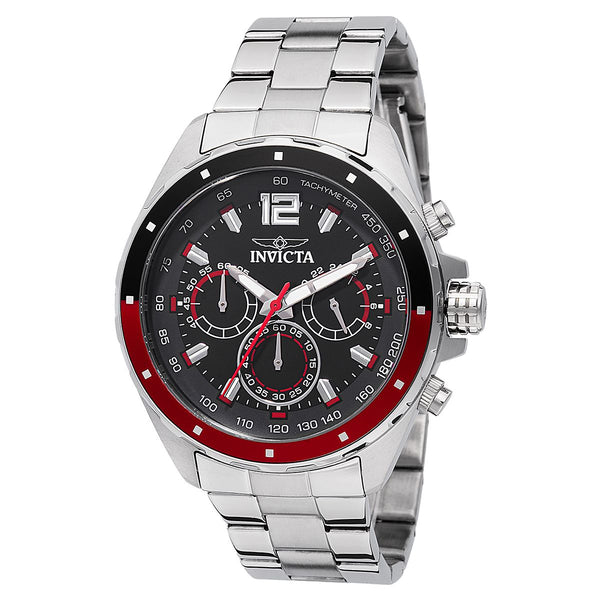 INVICTA Racing Speedway Men\'s 44mm Watch Silver Orange Stainless Steel 50361 New Invicta Speedway 44mm Gray and Orange Dial Stainless Steel  main image 4