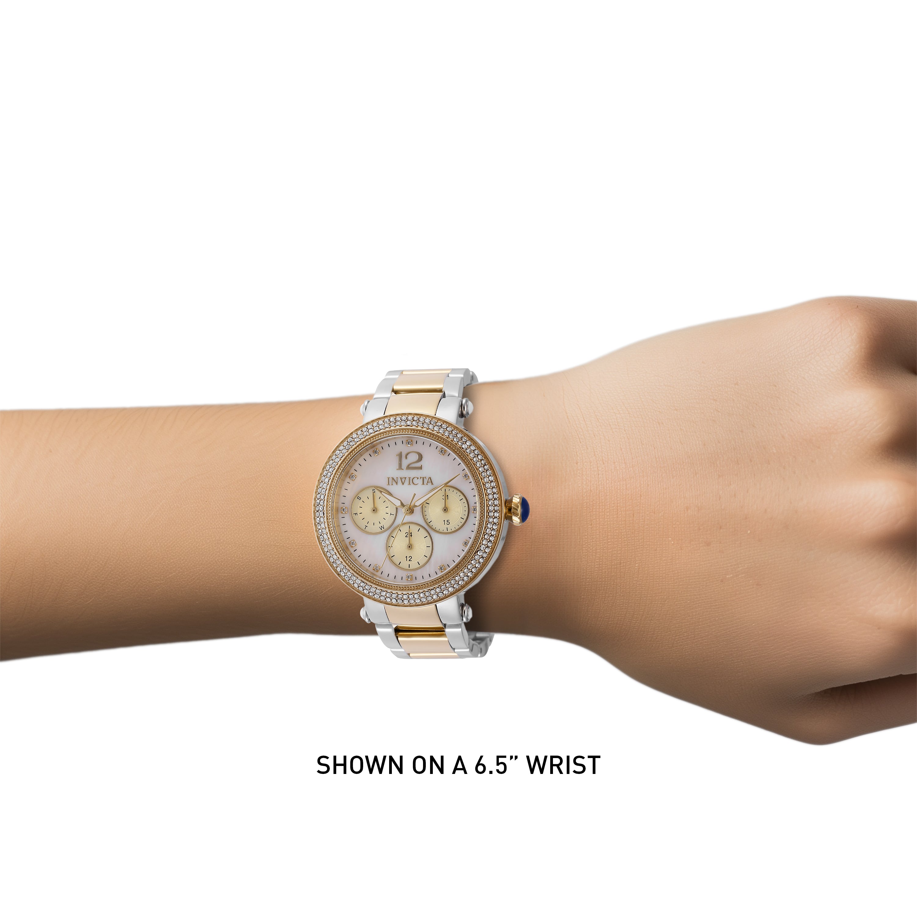 Invicta Bolt Women's Watch w/ Mother of Pearl Dial - 36.5mm, Gold, Steel (44705)