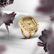 Invicta Mini Angel Women's Ring Watch - 21.5mm. Gold (49585)