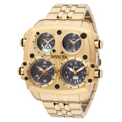 Invicta Aviator ZULU TIME Men's Watch - 50mm. Gold (49604)