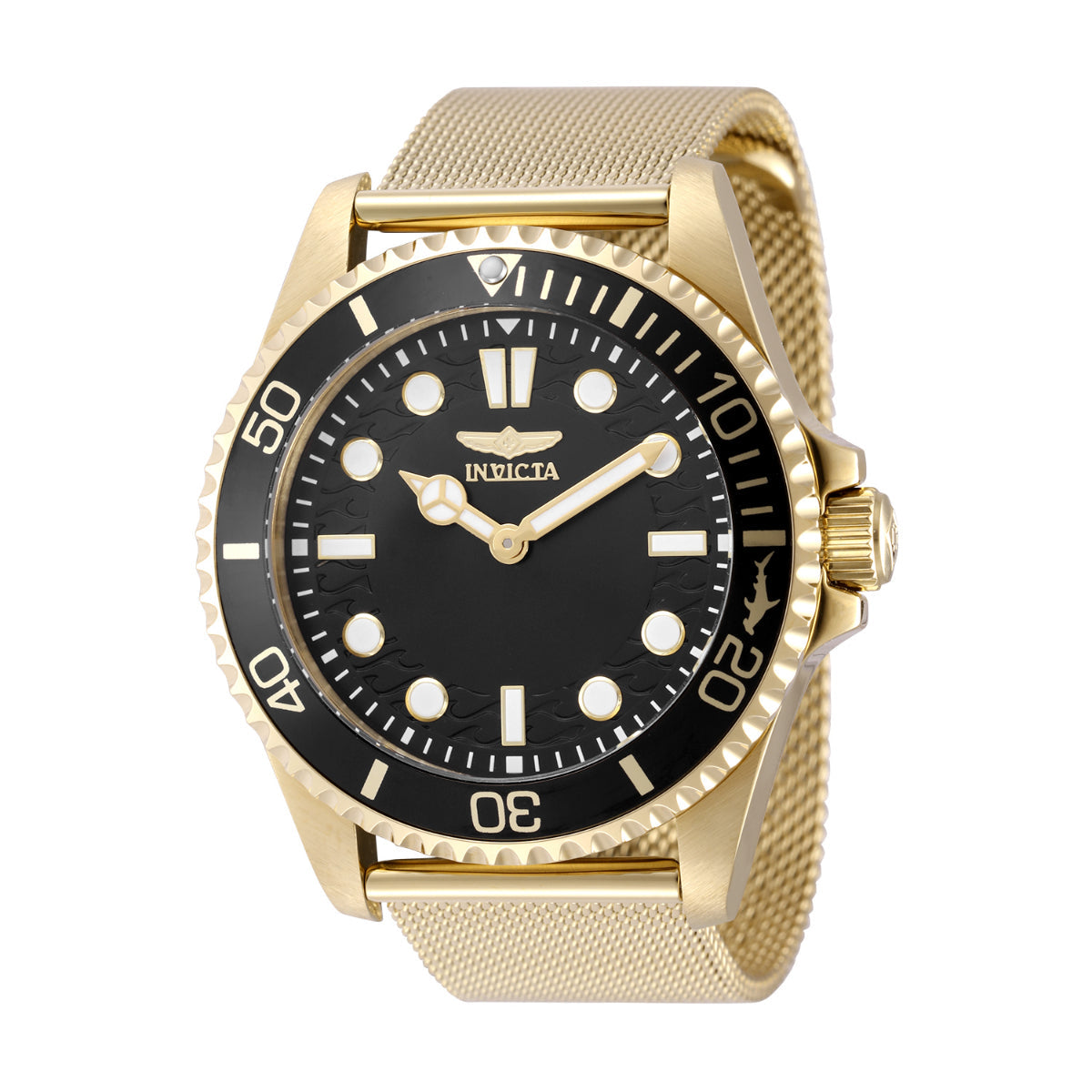 Invicta Pro Diver Men's Watch - 43mm, Gold (ZG-49691)